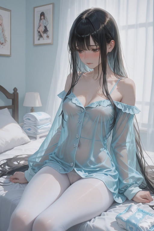 大三却穿纸尿裤尿床的姐姐