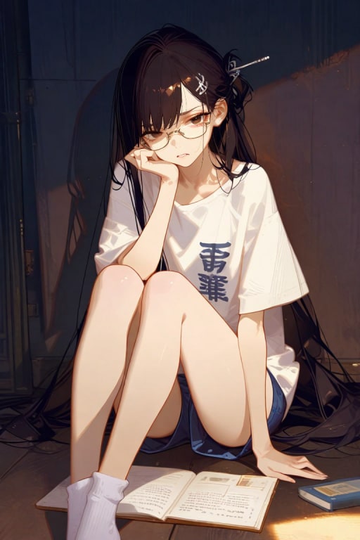 对你露出看垃圾的眼神的M妹妹